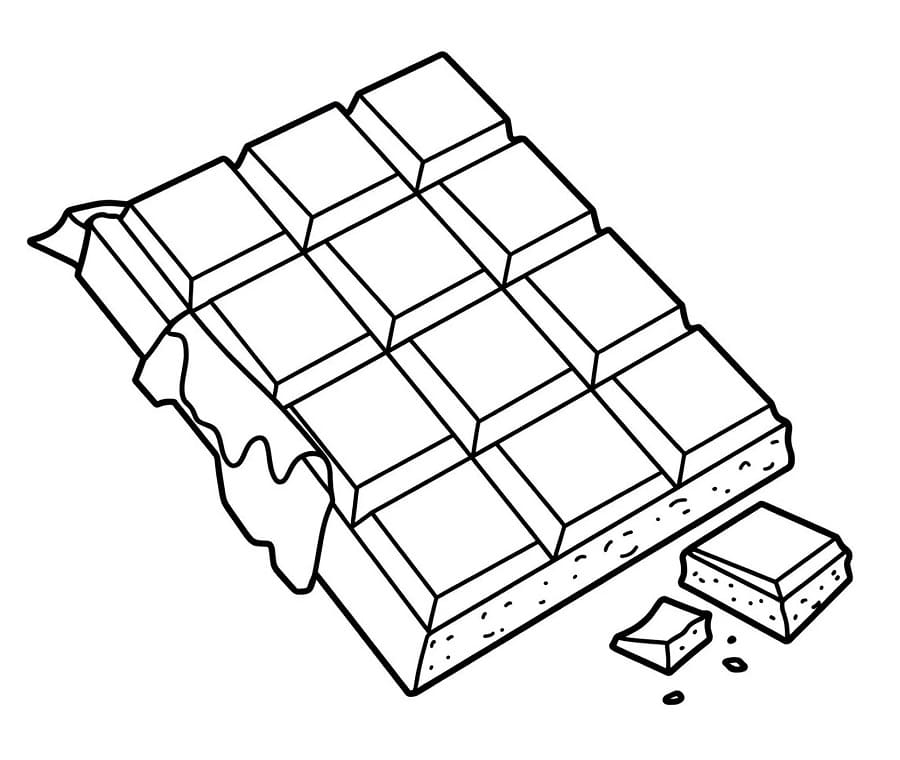 Skriv ut Sjokolade fargelegging