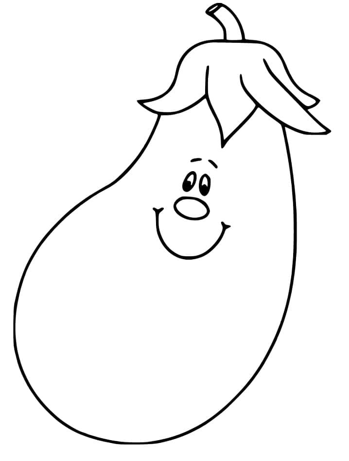 Søt Aubergine fargelegging