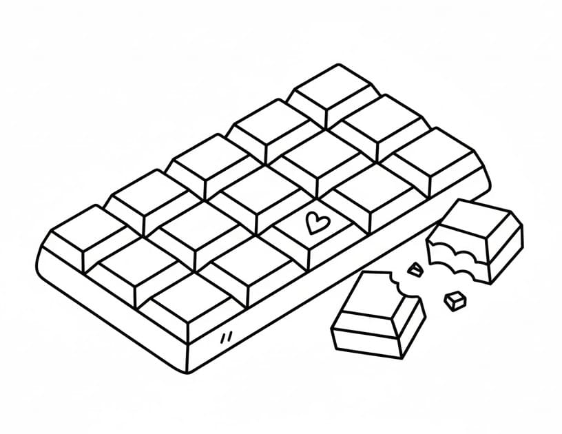 Søt Sjokolade fargelegging