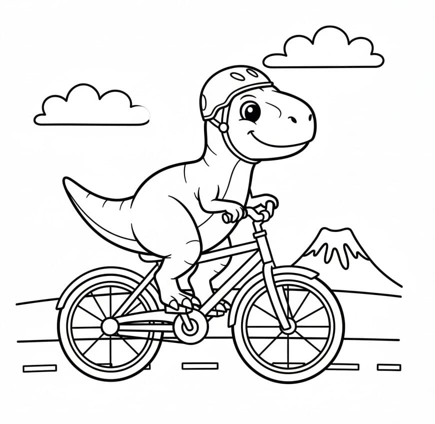 T-rex Gratis for Barn fargelegging