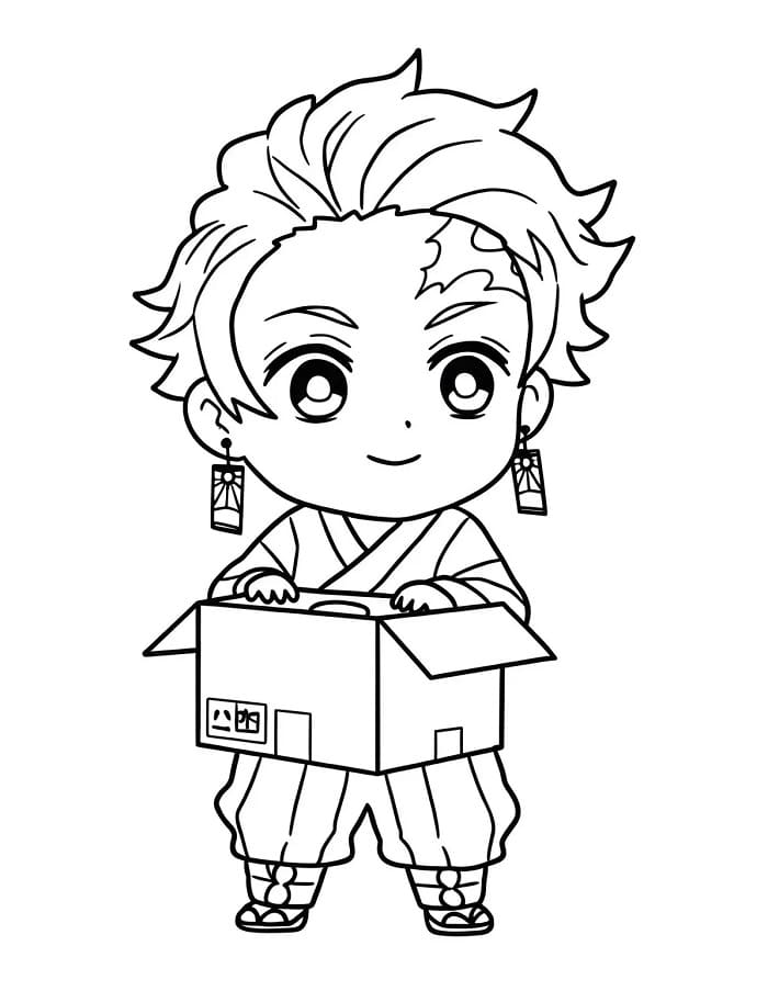 Tanjiro Bilde fargelegging