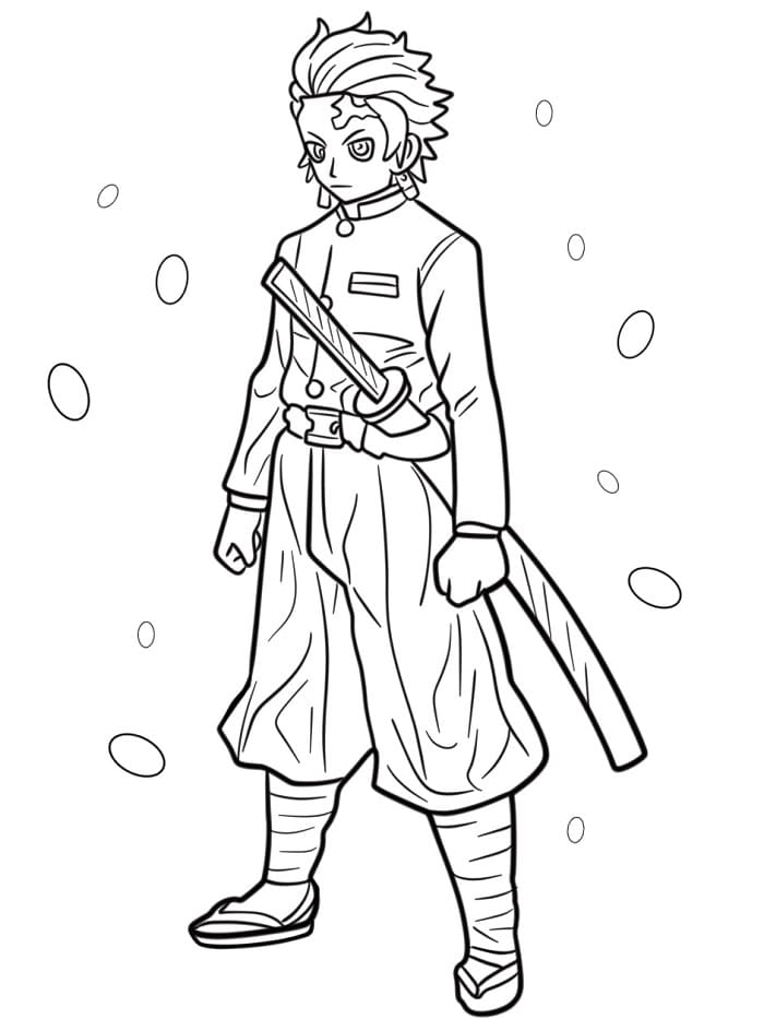 Tanjiro Gratis fargelegging