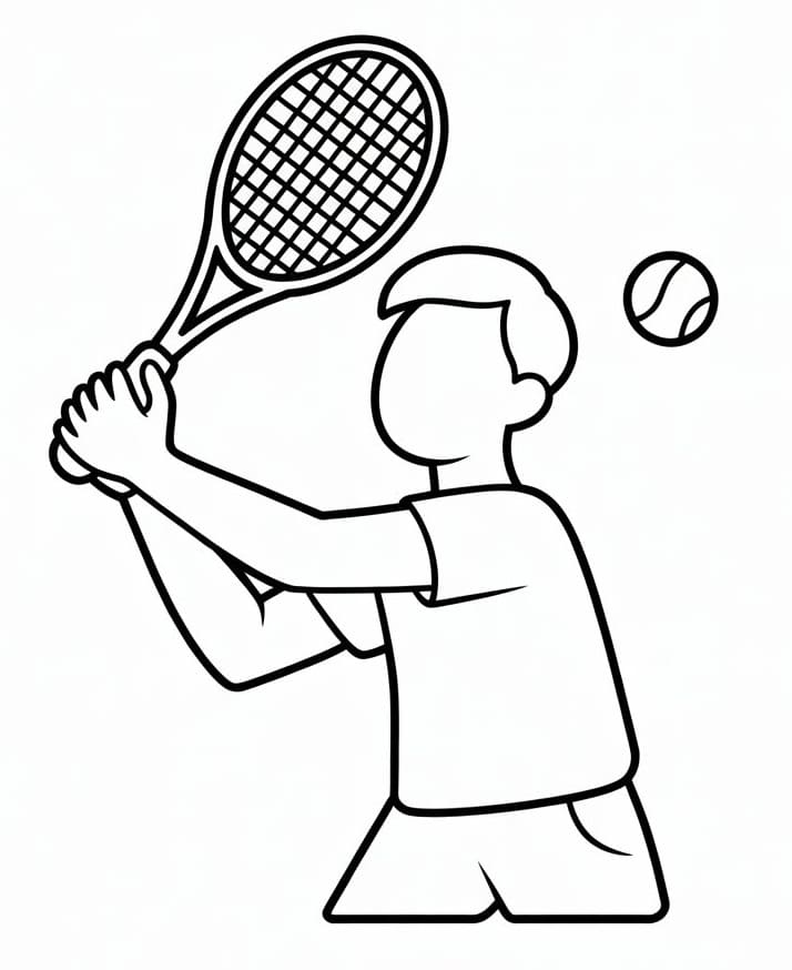 Tennis gratis fargelegging