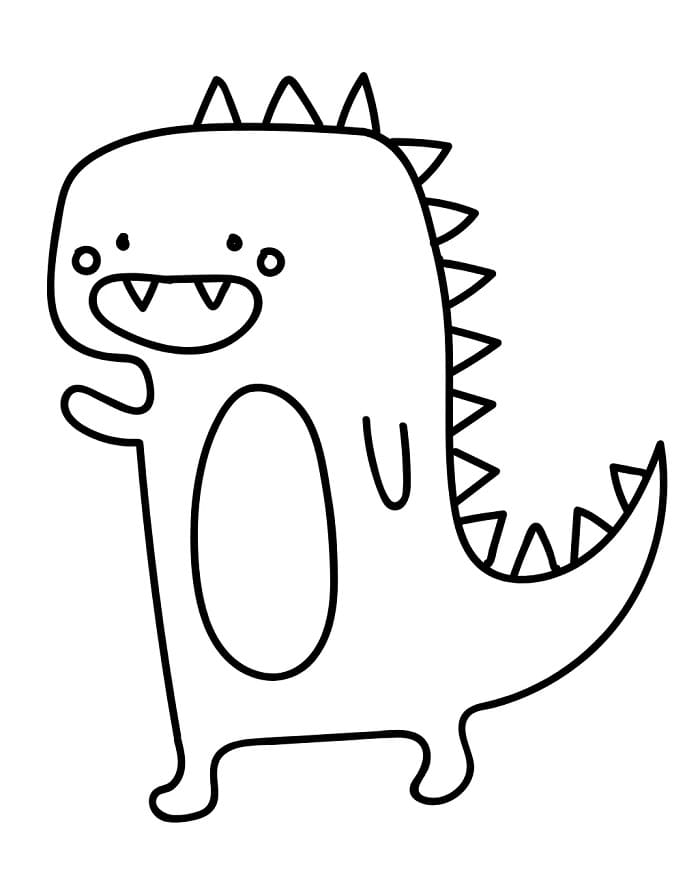 Tyrannosaurus Rex Dinosaur fargelegging