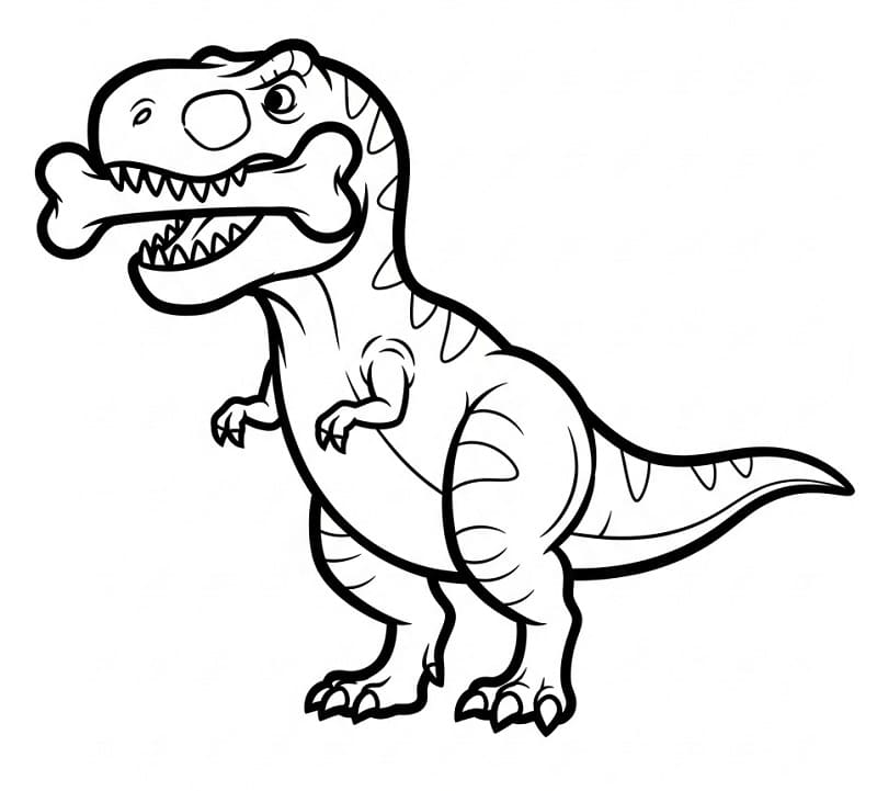 Tyrannosaurus Rex fargelegging