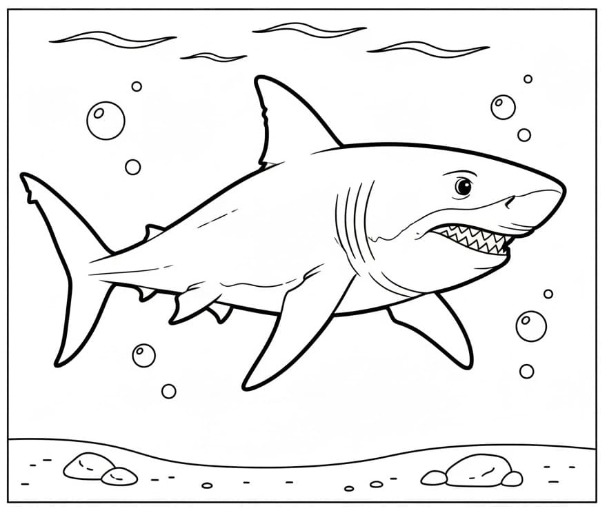 Utrolig Hai fargelegging