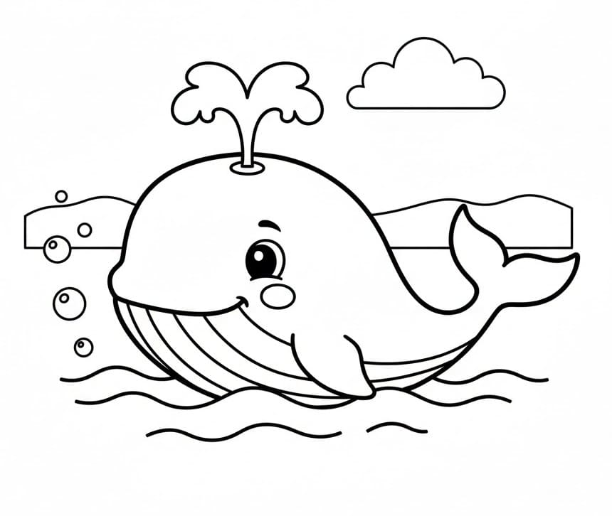 Utrolig Hval fargelegging