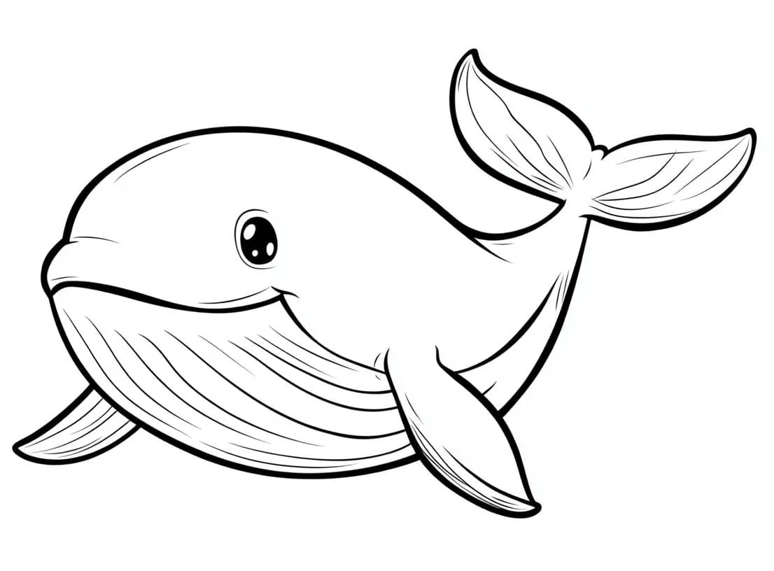 Utskriftbar Hval fargelegging