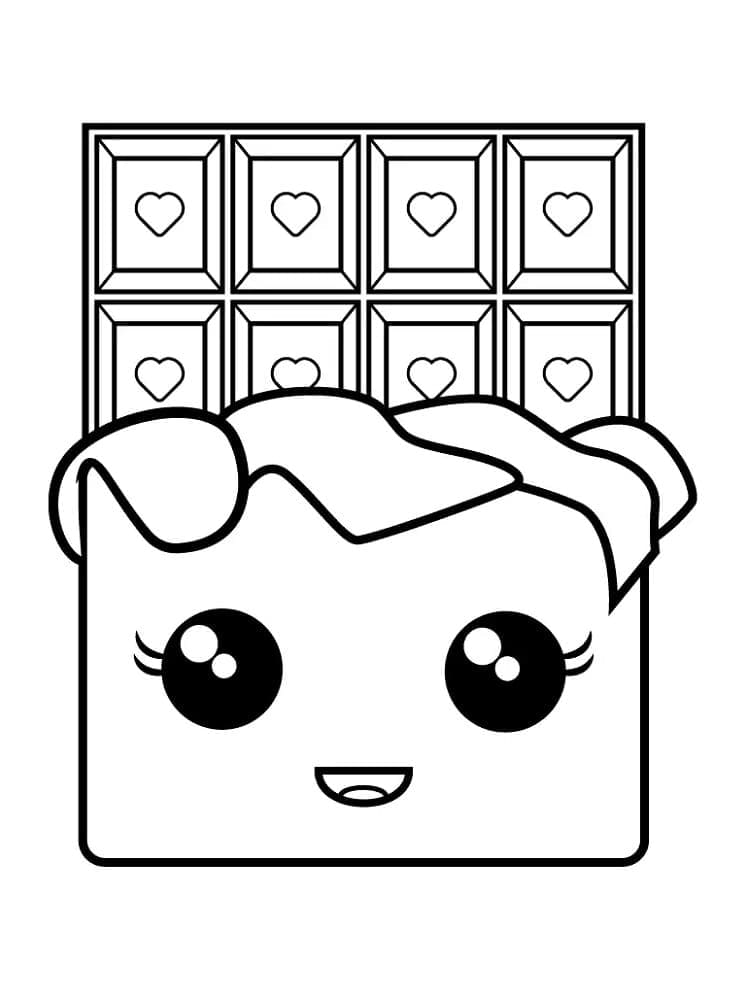 Utskriftbar Sjokolade Uten Kostnad fargelegging