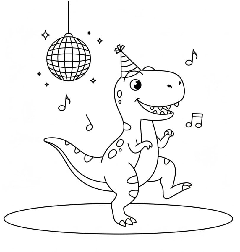 Utskriftbar T-rex Uten Kostnad fargelegging