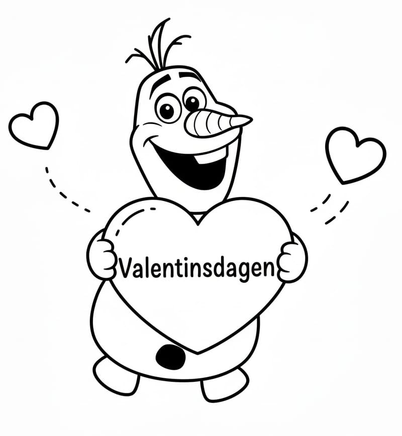 Valentinsdag Gratis Utskriftbar fargelegging