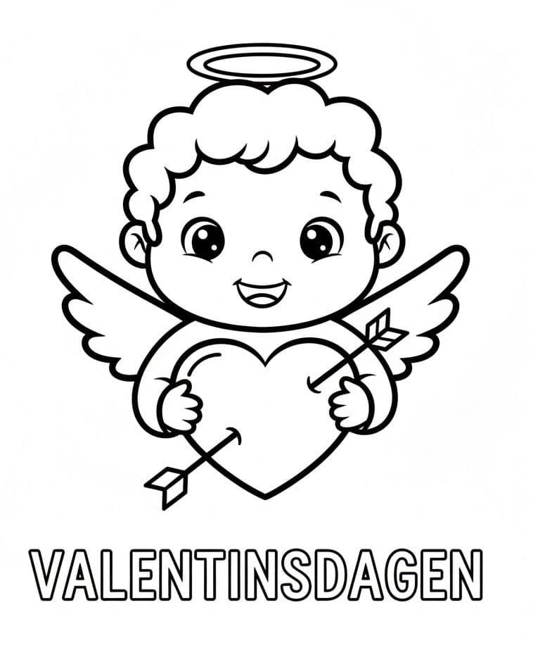 Valentinsdag Høytid fargelegging