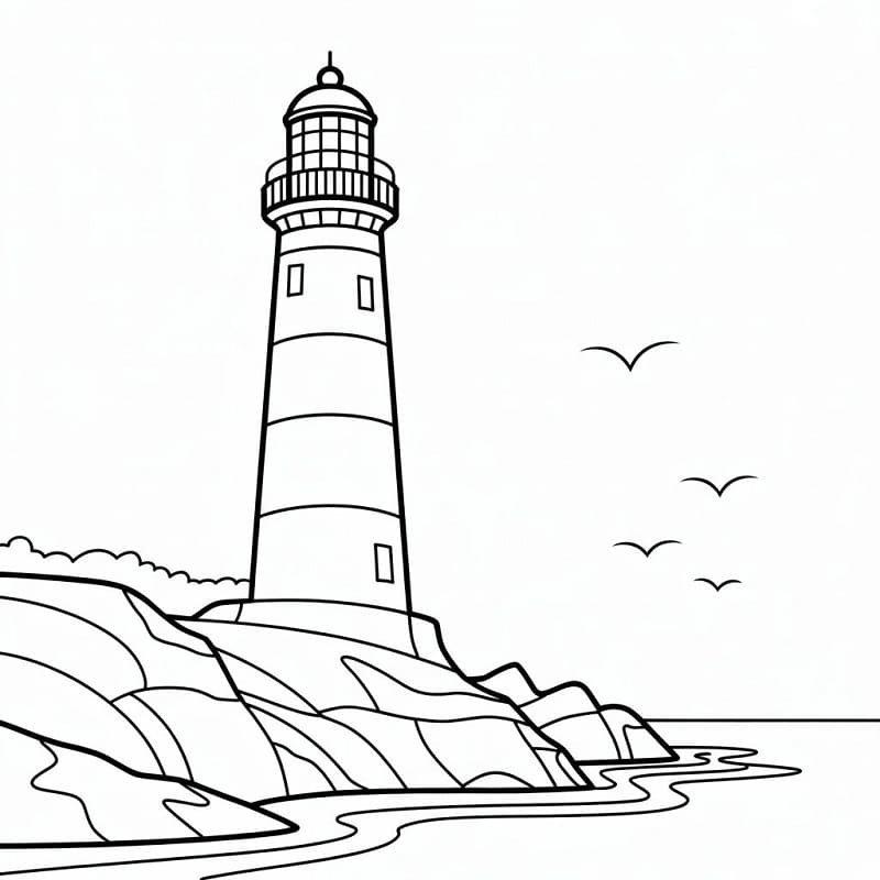 Vanlig Fyrtårn fargelegging