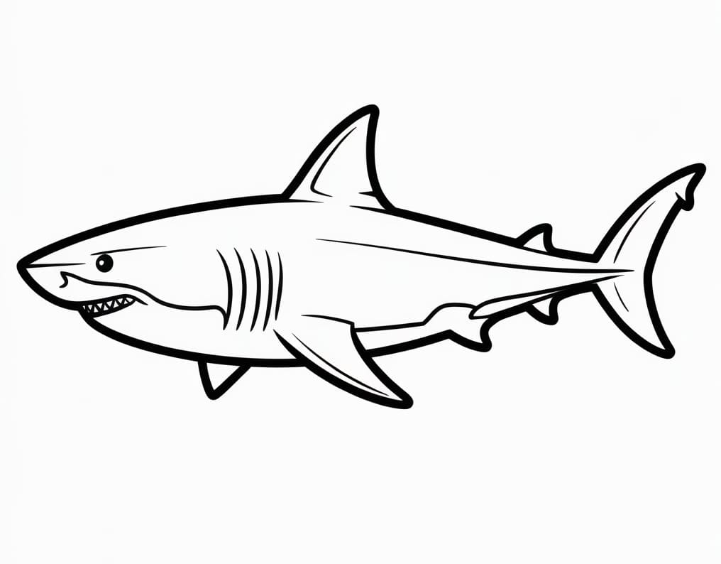 Vanlig Hai fargelegging