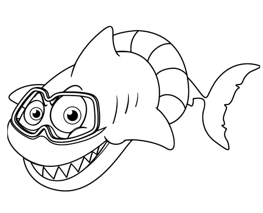 Veldig Morsom Hai fargelegging