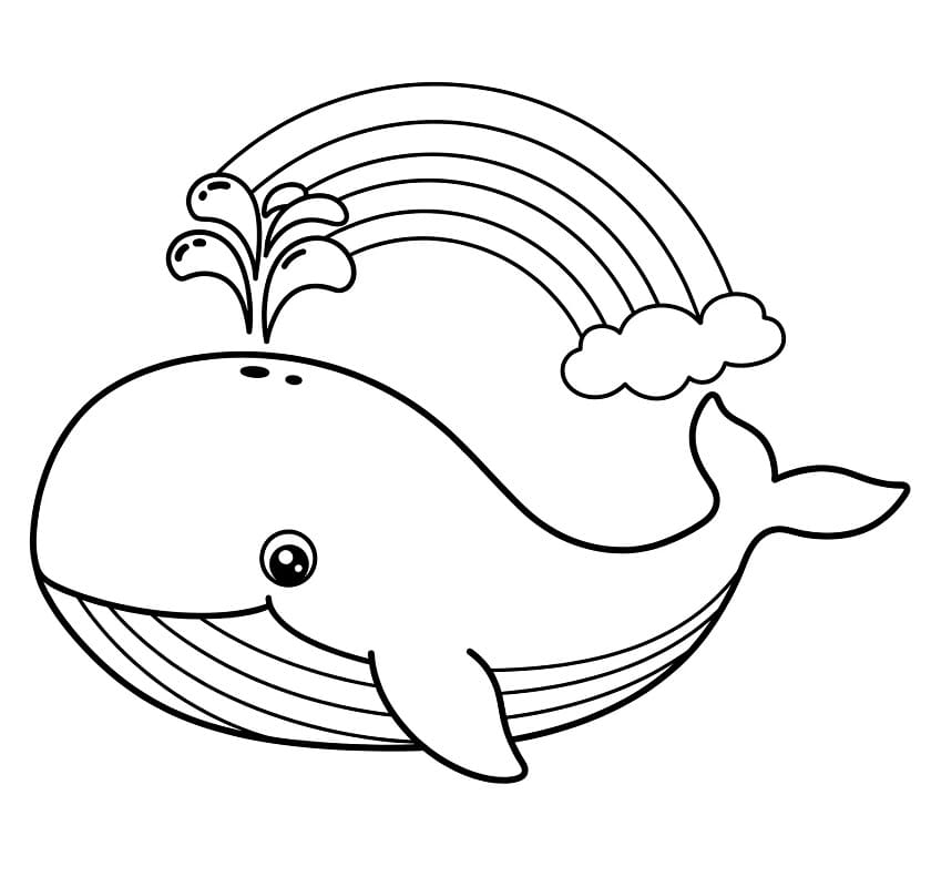 Veldig Søt Hval fargelegging