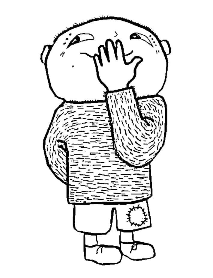 Albert Åberg for barn fargelegging