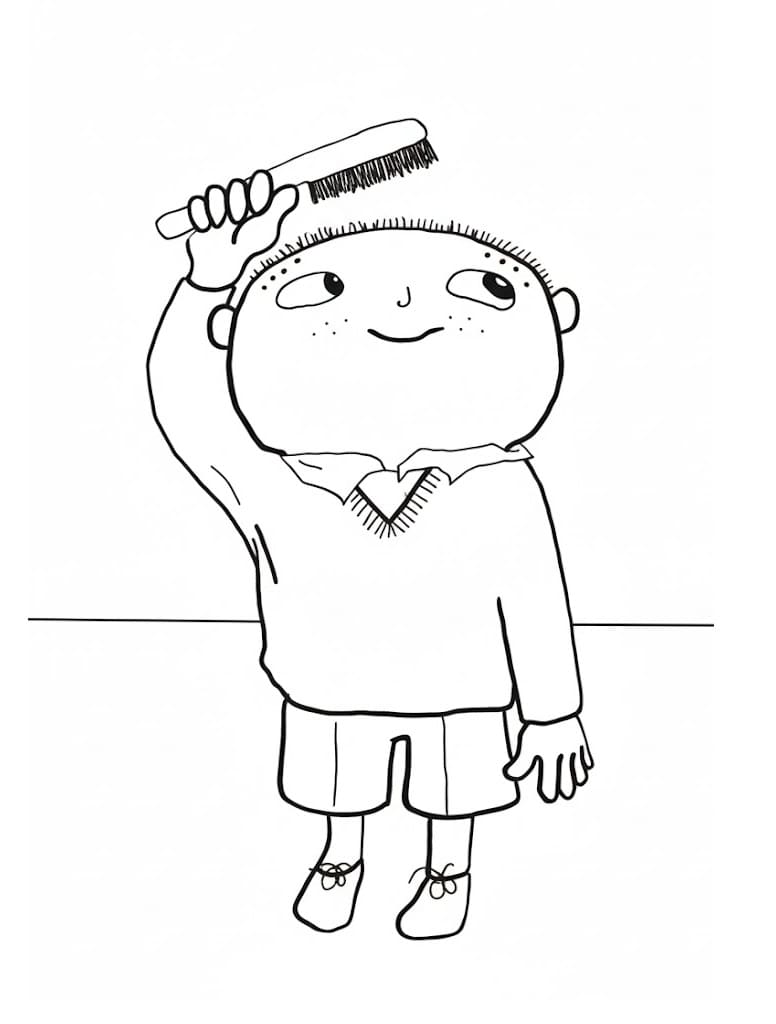 Albert Åberg gratis utskriftbar fargelegging