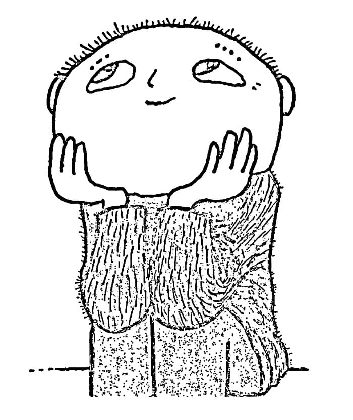 Albert Åberg utskriftbar for barn fargelegging