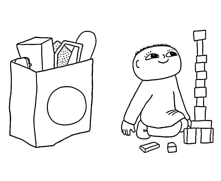 Albert Åberg utskriftbart bilde fargelegging