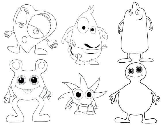 Babblarna för Barn fargelegging