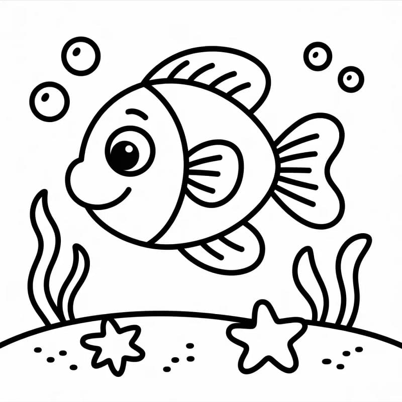 Bedårende Fisk fargelegging