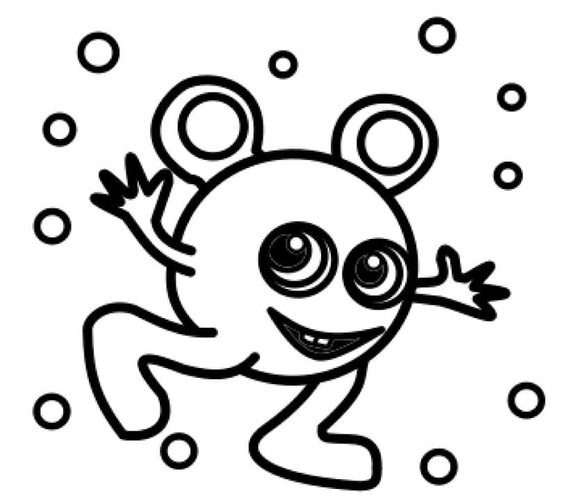 Bobbo fra Babblarna fargelegging