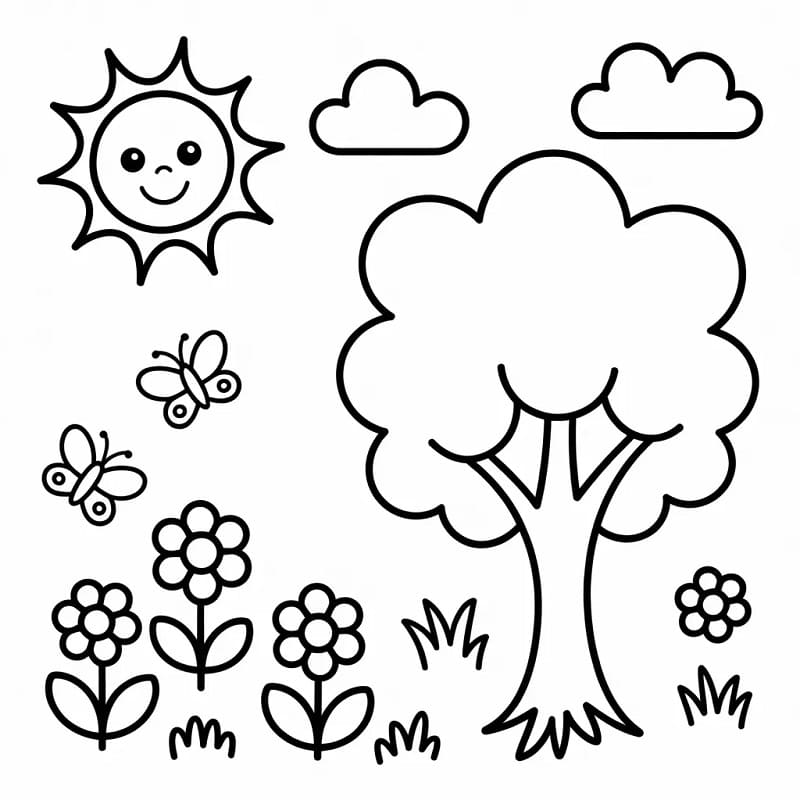 Elskelig vår fargelegging