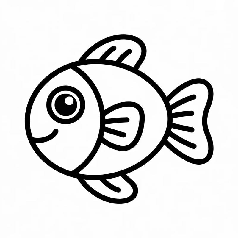 En Fisk fargelegging