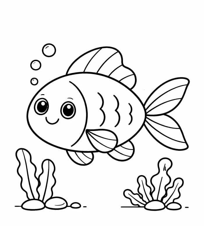 Enkel Fisk fargelegging