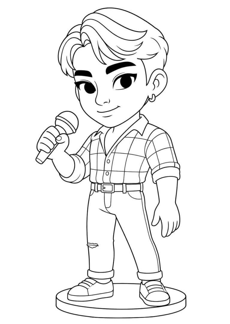 Enkel Saja Boys fargelegging