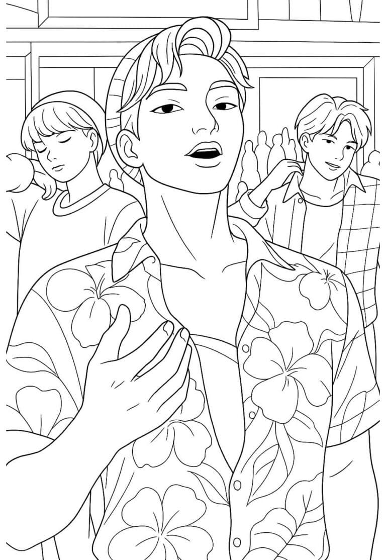 Fantastisk Saja Boys fargelegging