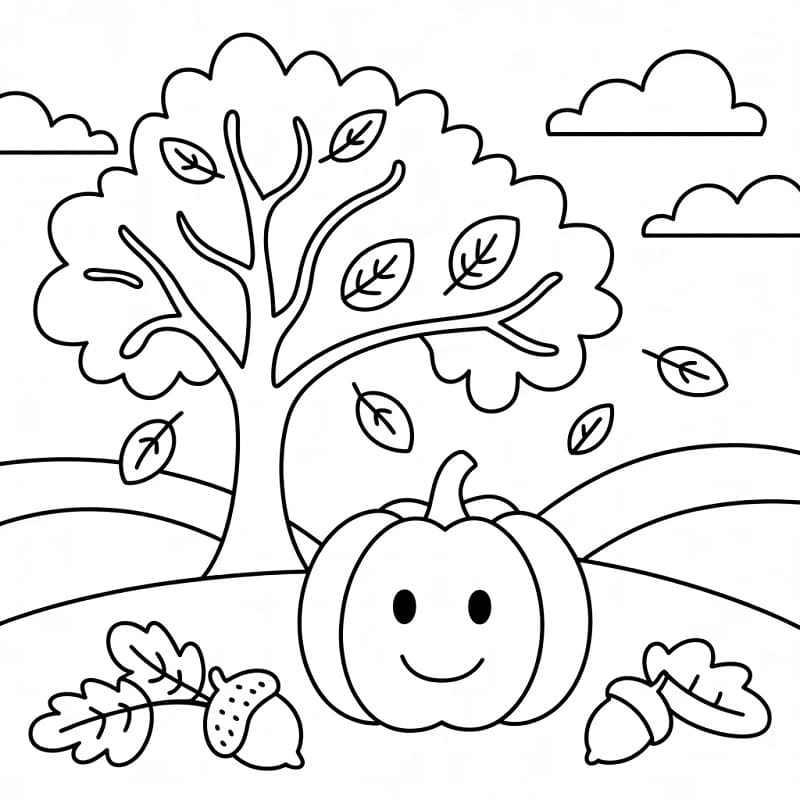 Fantastisk høst fargelegging