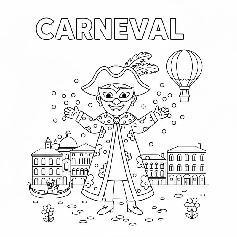 Fantastisk karneval fargelegging