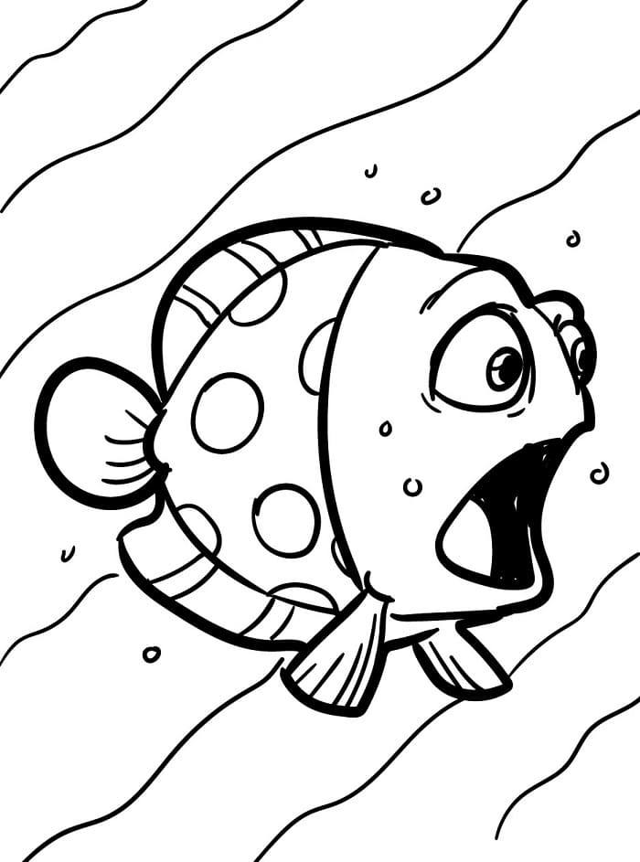 Fisk Gratis Utskriftbar fargelegging