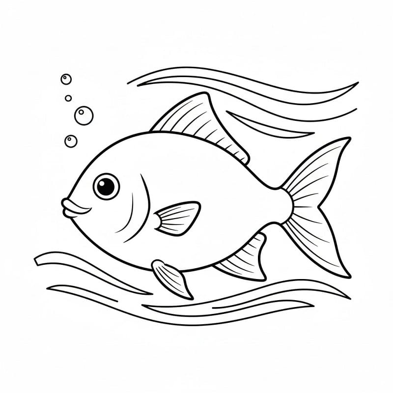 Fisk Uten Kostnad fargelegging