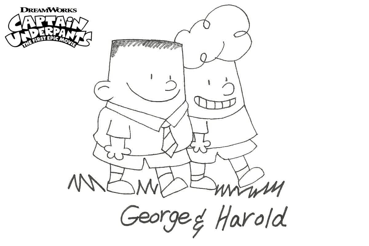 George og Harold fargelegging
