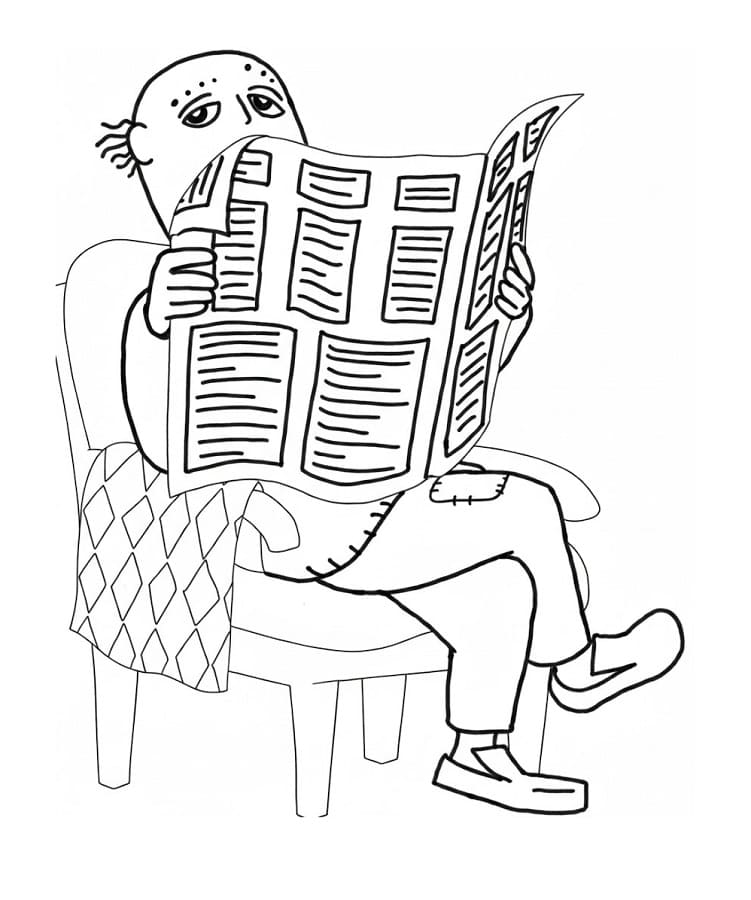 Gratis Albert Åberg bilde fargelegging