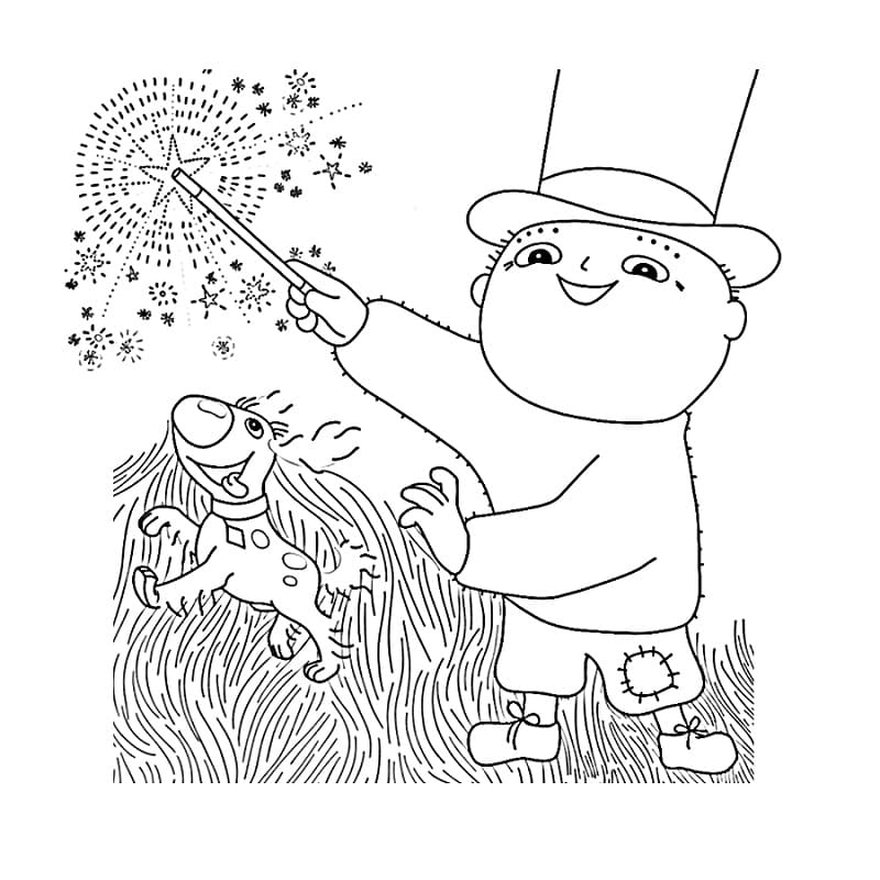 Gratis Albert Åberg for barn fargelegging