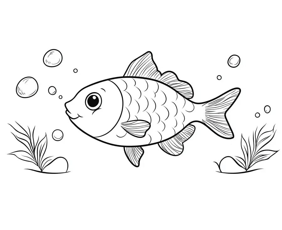 Gratis Fisk Utskriftbar fargelegging