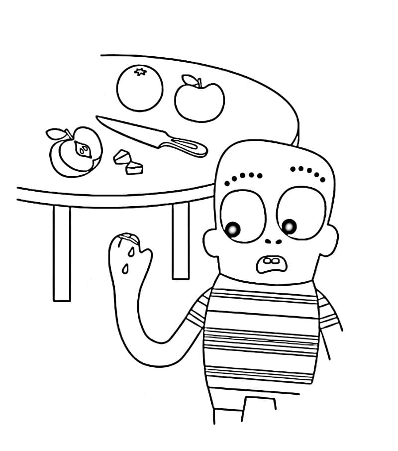 Gratis Henry Førstehjelp utskriftbar fargelegging