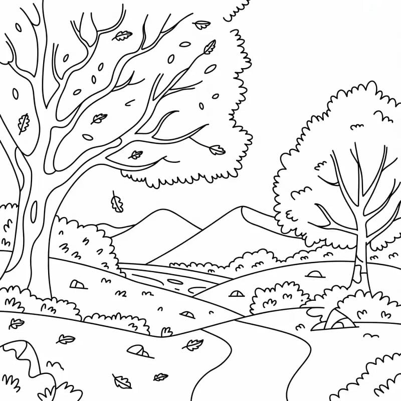 Gratis høst fargelegging