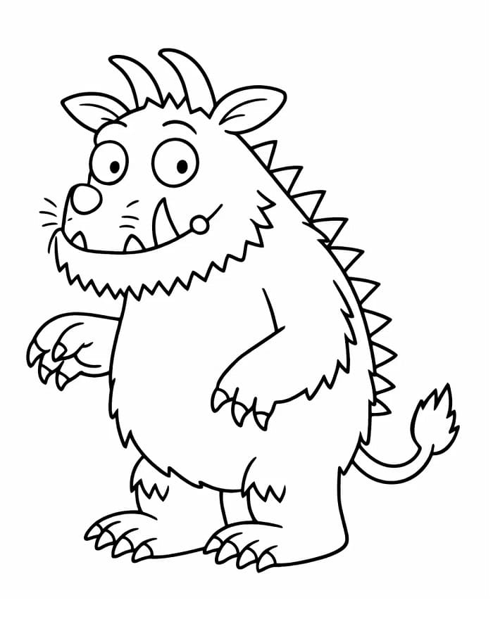 Gratis utskriftbar Gruffalo fargelegging