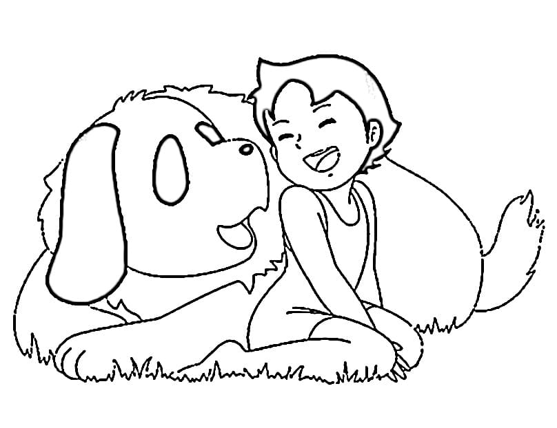 Gratis utskriftbar Heidi fargelegging