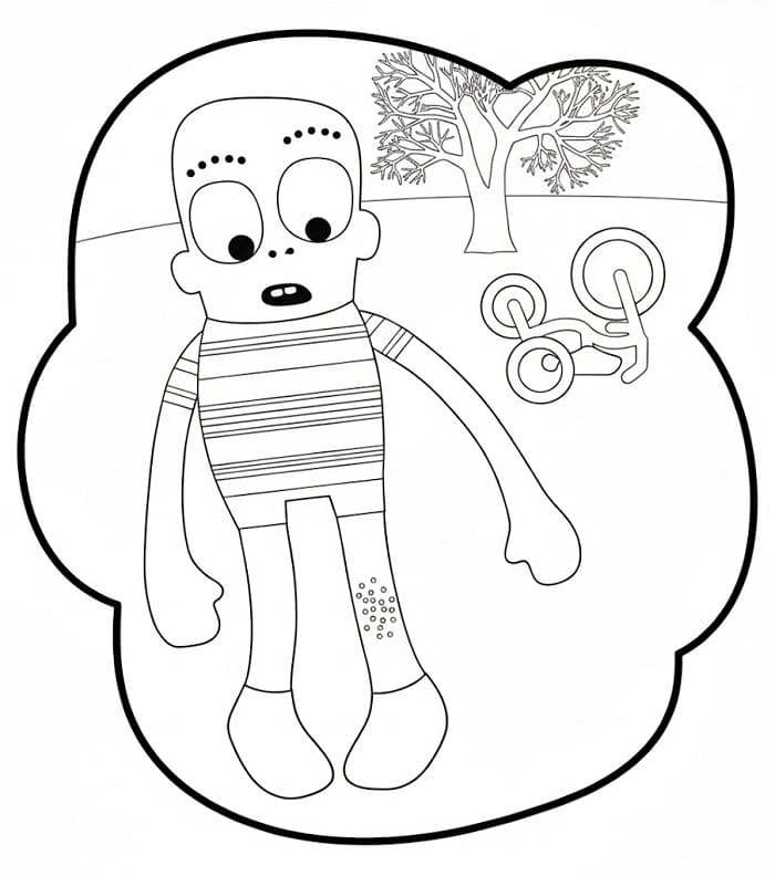 Gratis utskriftbar Henry Førstehjelp fargelegging