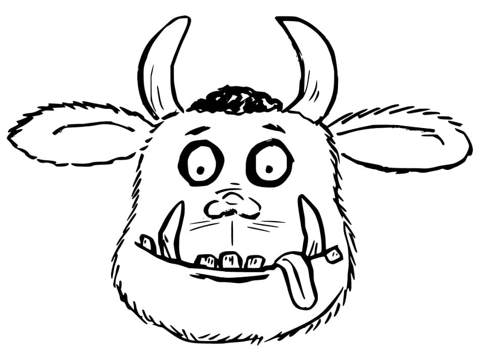 Gruffalo for 1-åringer fargelegging