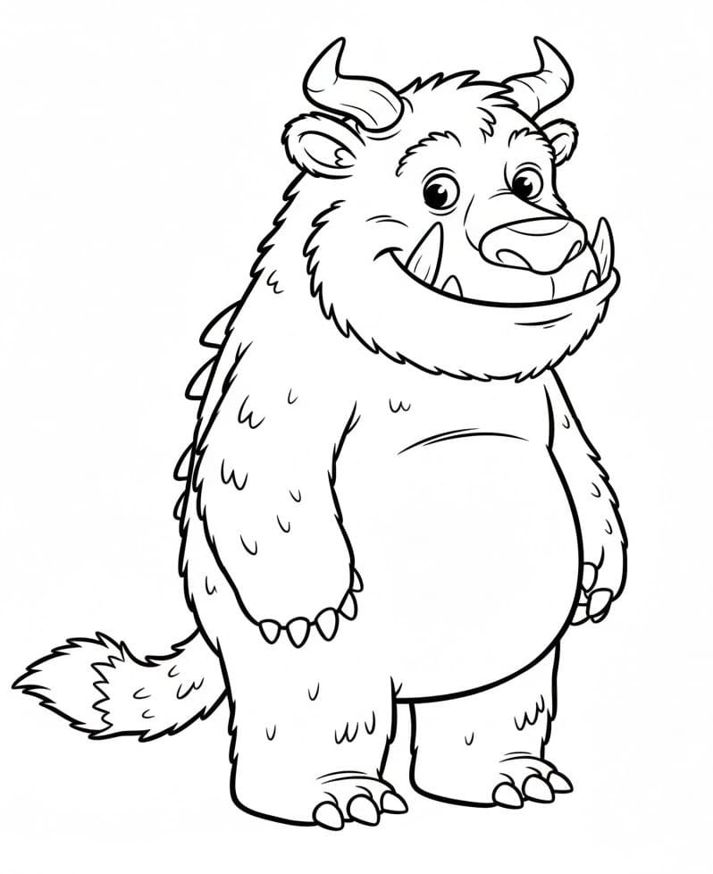 Gruffalo gratis utskriftbar fargelegging