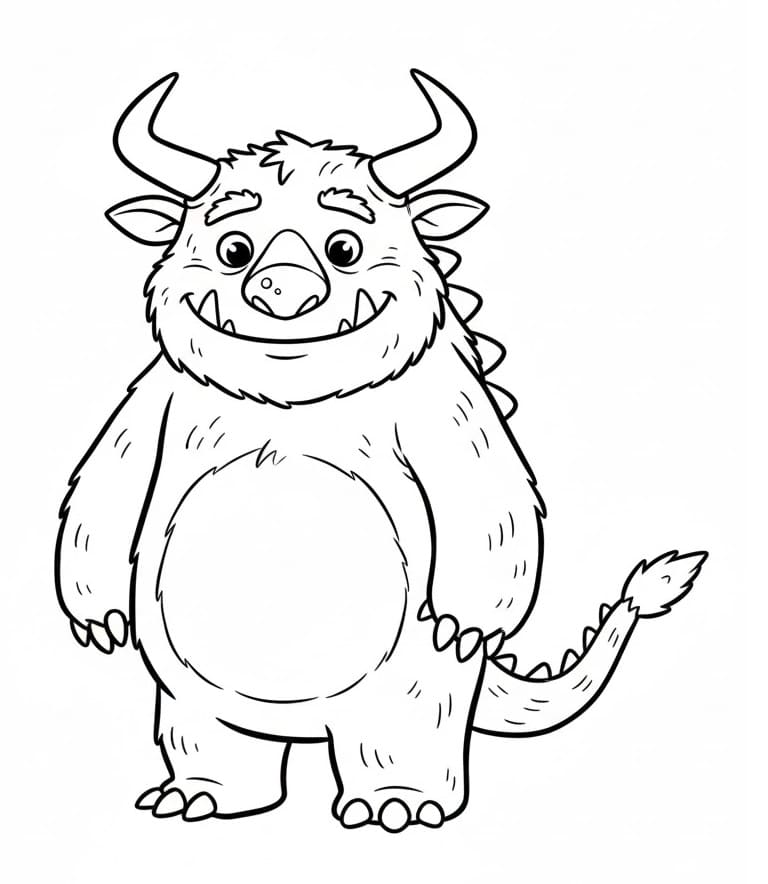 Gruffalo uten kostnad fargelegging