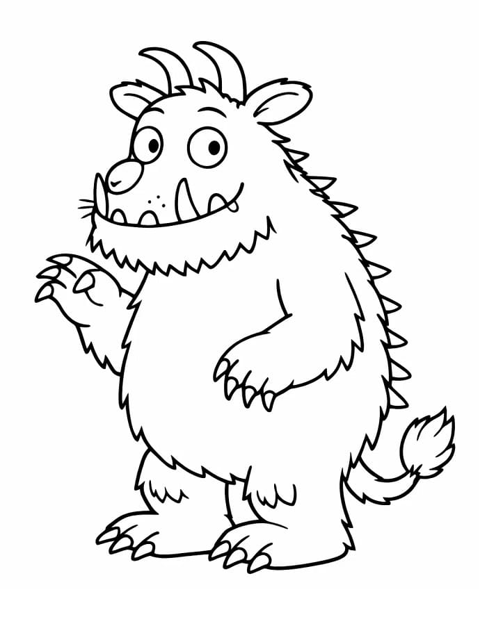 Gruffalo utskriftbar fargelegging