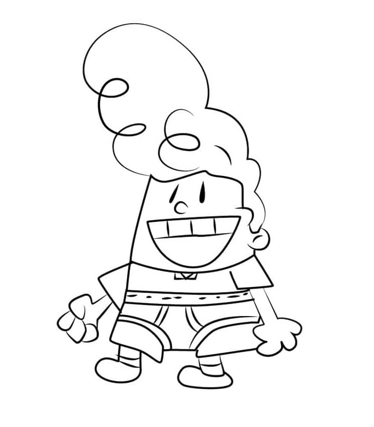 Harold Hutchins fra Kaptein Supertruse fargelegging